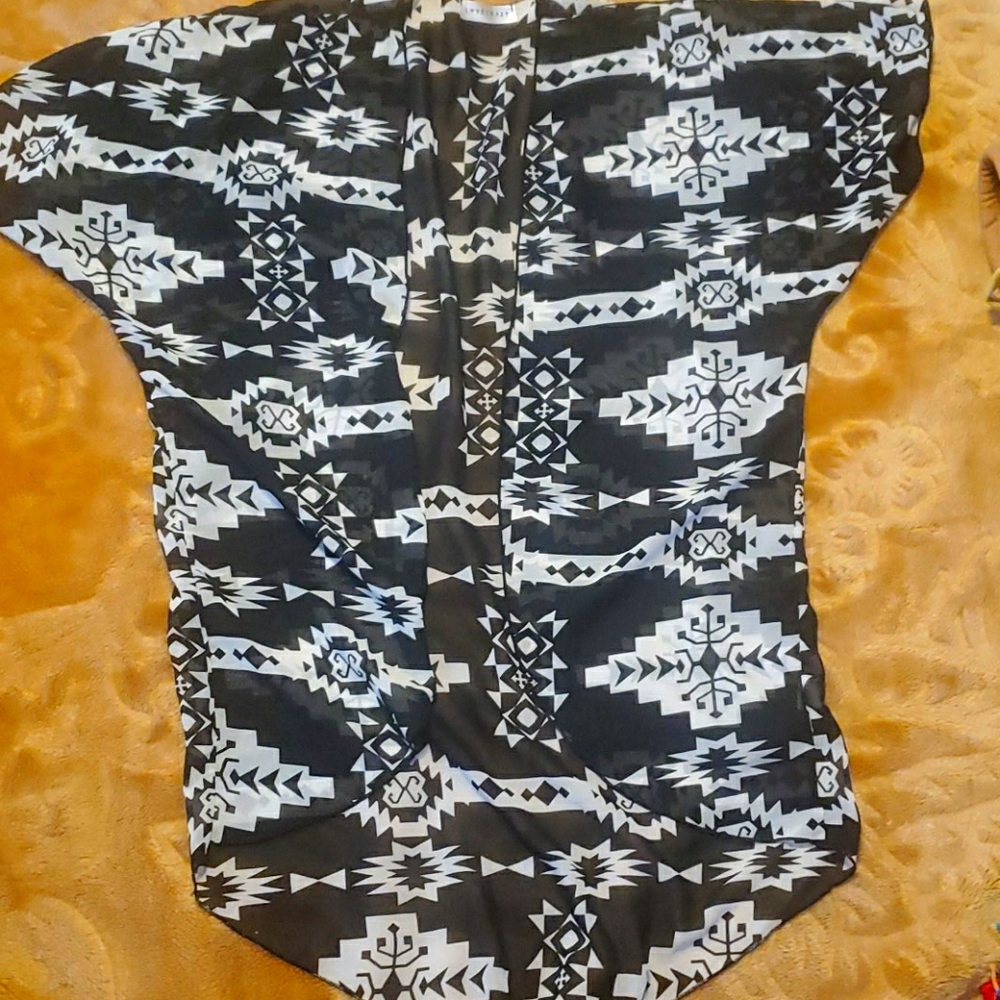Aztec Print Kimono